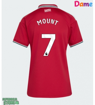 Manchester United Mason Mount #7 Replika Hjemmebanetrøje Dame 2026-27 Kortærmet